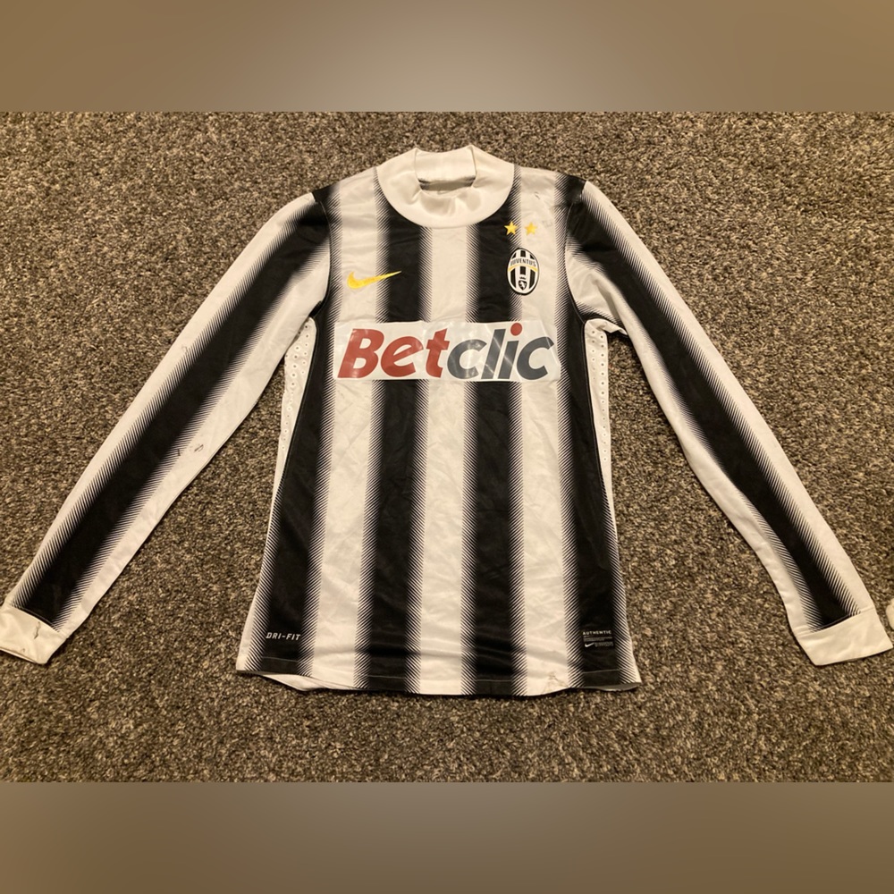 Juventus Home Jersey L/S player version Men’s Small